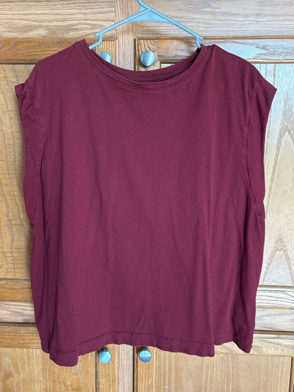 Burgundy Crop Top